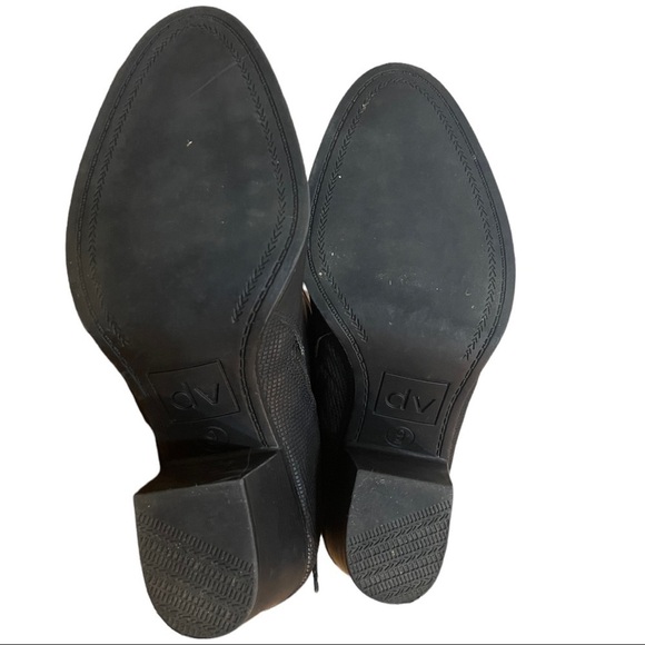 DV by Dolce Vita Black "Jameson" Double Zip Booties - Picture 8 of 13